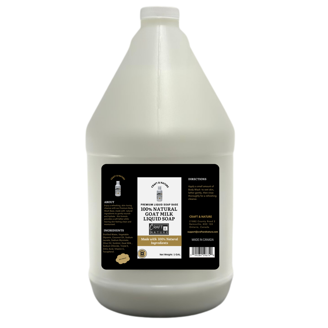 100% Natural Goat Milk Liquid Soap Base