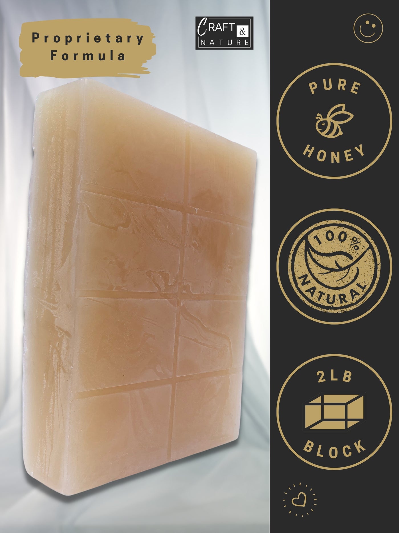 Natural Soap Base - Honey 2 LB X 20 PCS x 2 = 80LB  BULK OFFER