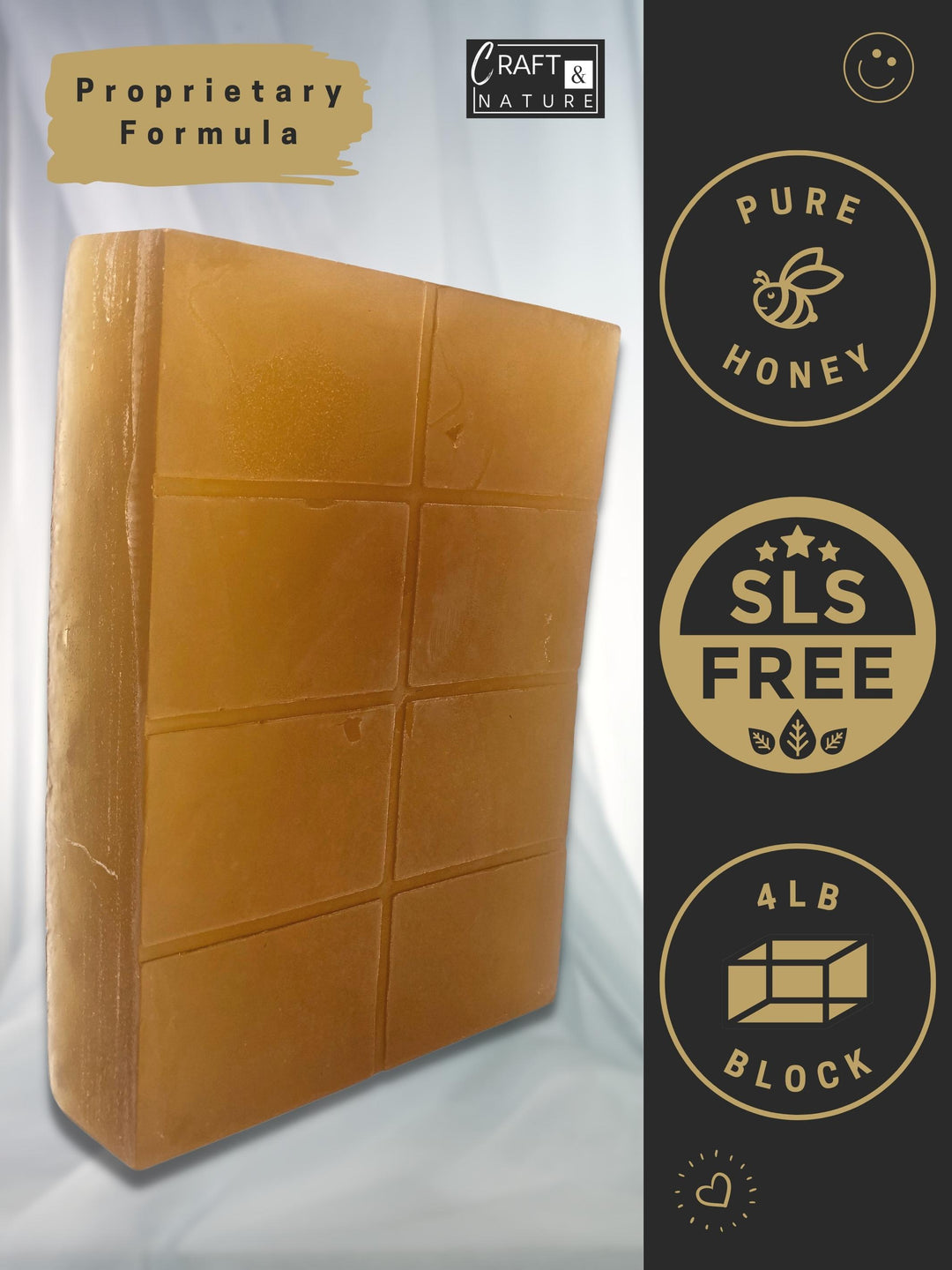 Base de savon sans SLS - Miel
