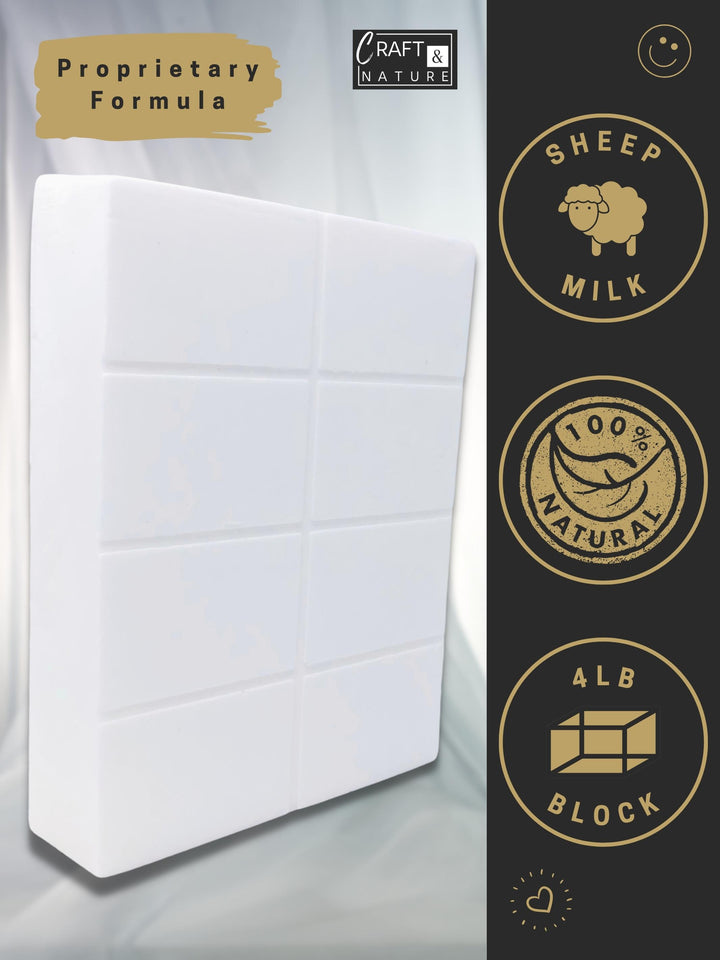 Base de savon naturelle - Lait de brebis