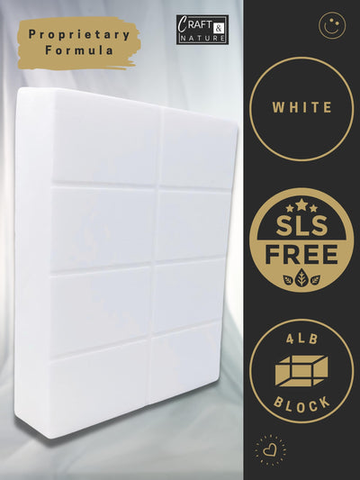 SLS Free Soap Base - White