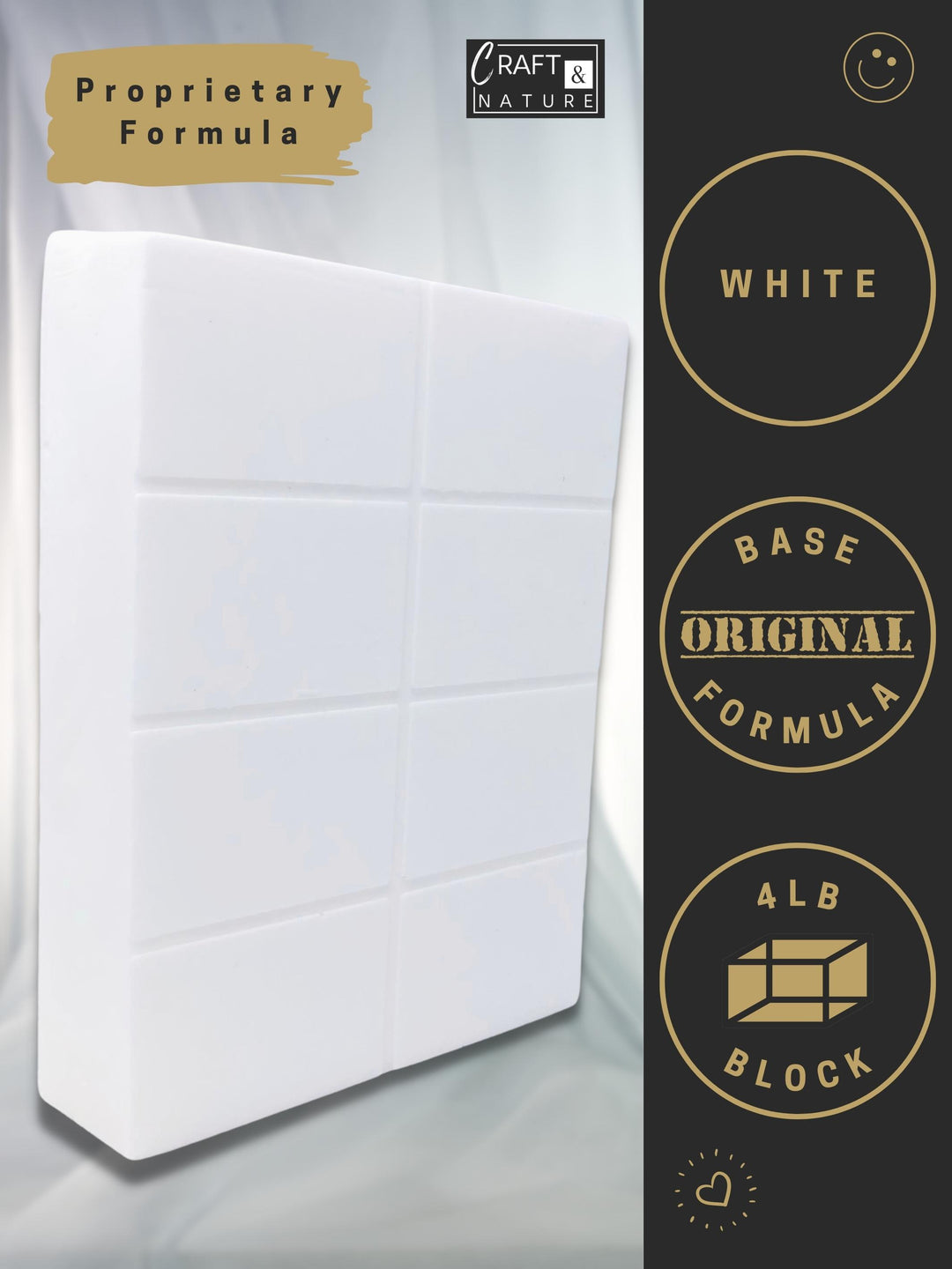 Base de savon originale - Blanc