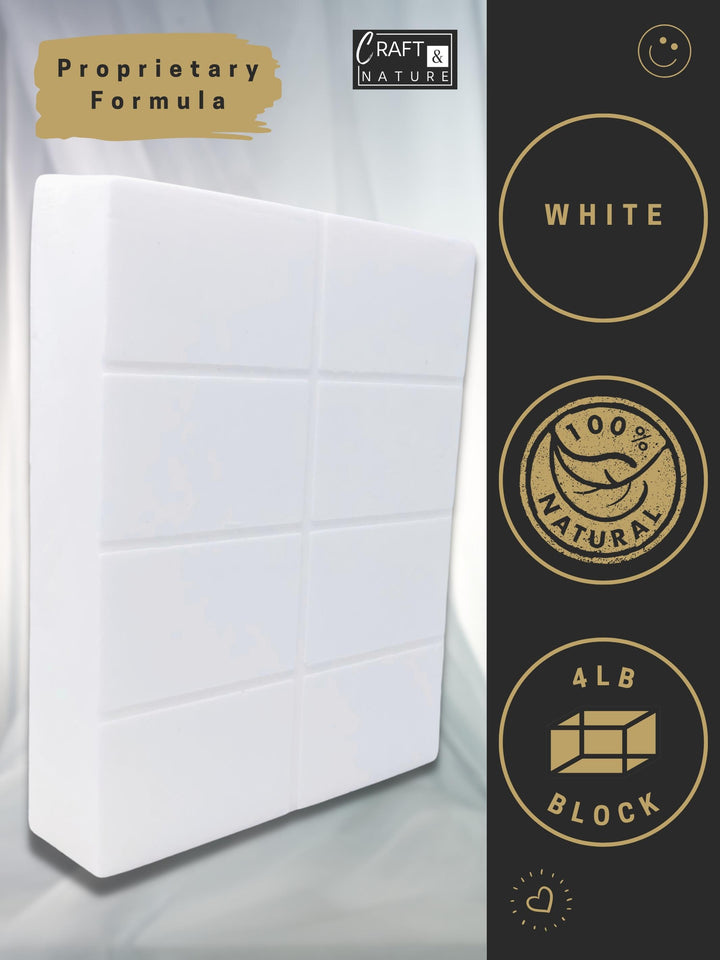 Base de savon naturelle - Blanc